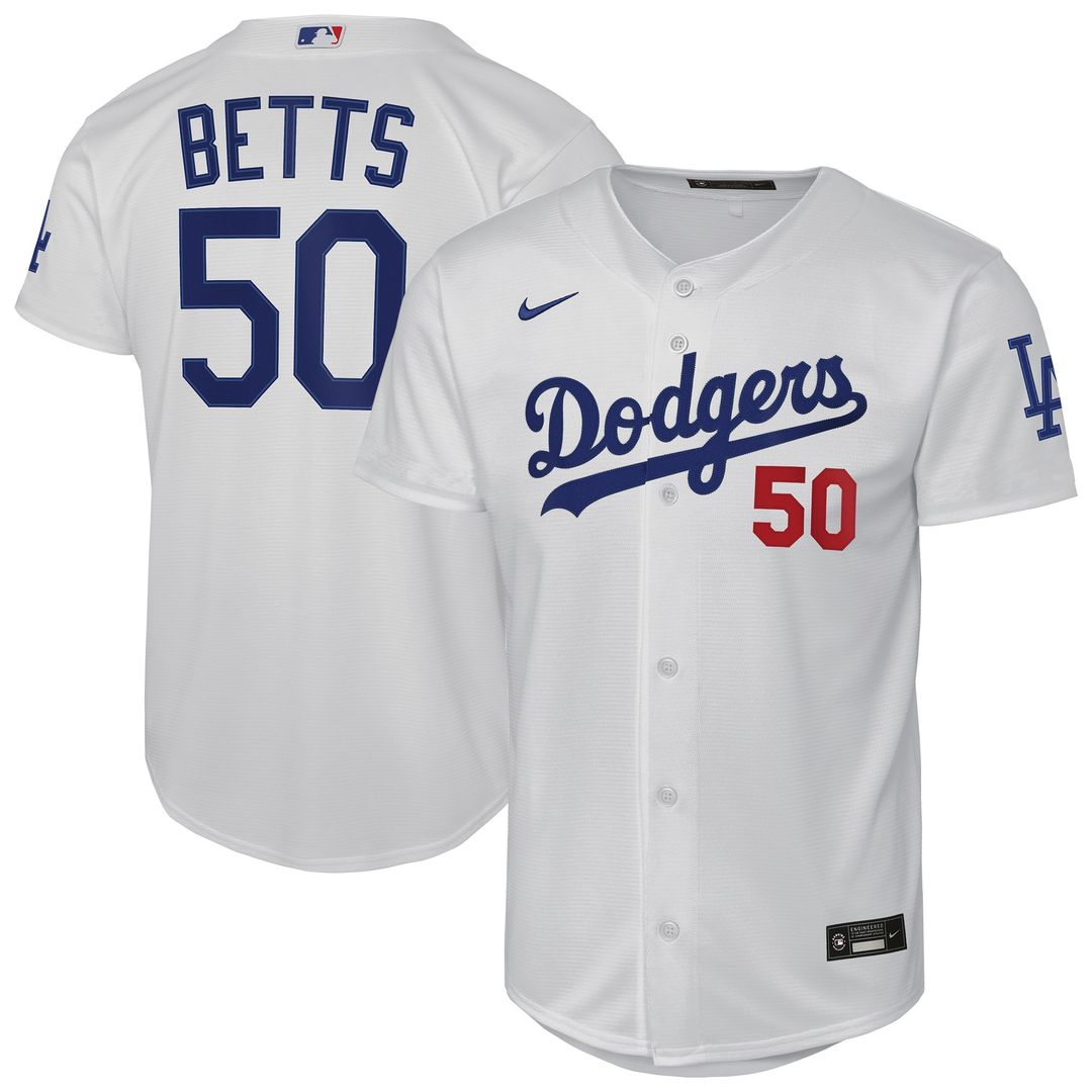 Los Angeles Dodgers Mookie Betts Nike Youth Alternate Stadium Jersey - Royal Team Jersey Sports Fan Apparel