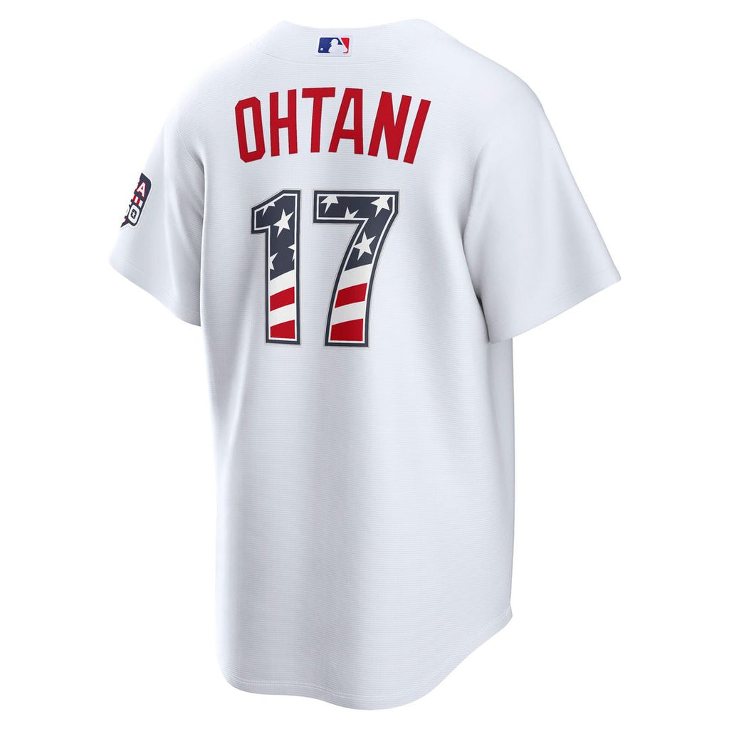 Los Angeles Dodgers Shohei Ohtani Nike USA 250 Fourth of July Home Stadium Jersey - White Team Jersey Sports Fan Apparel