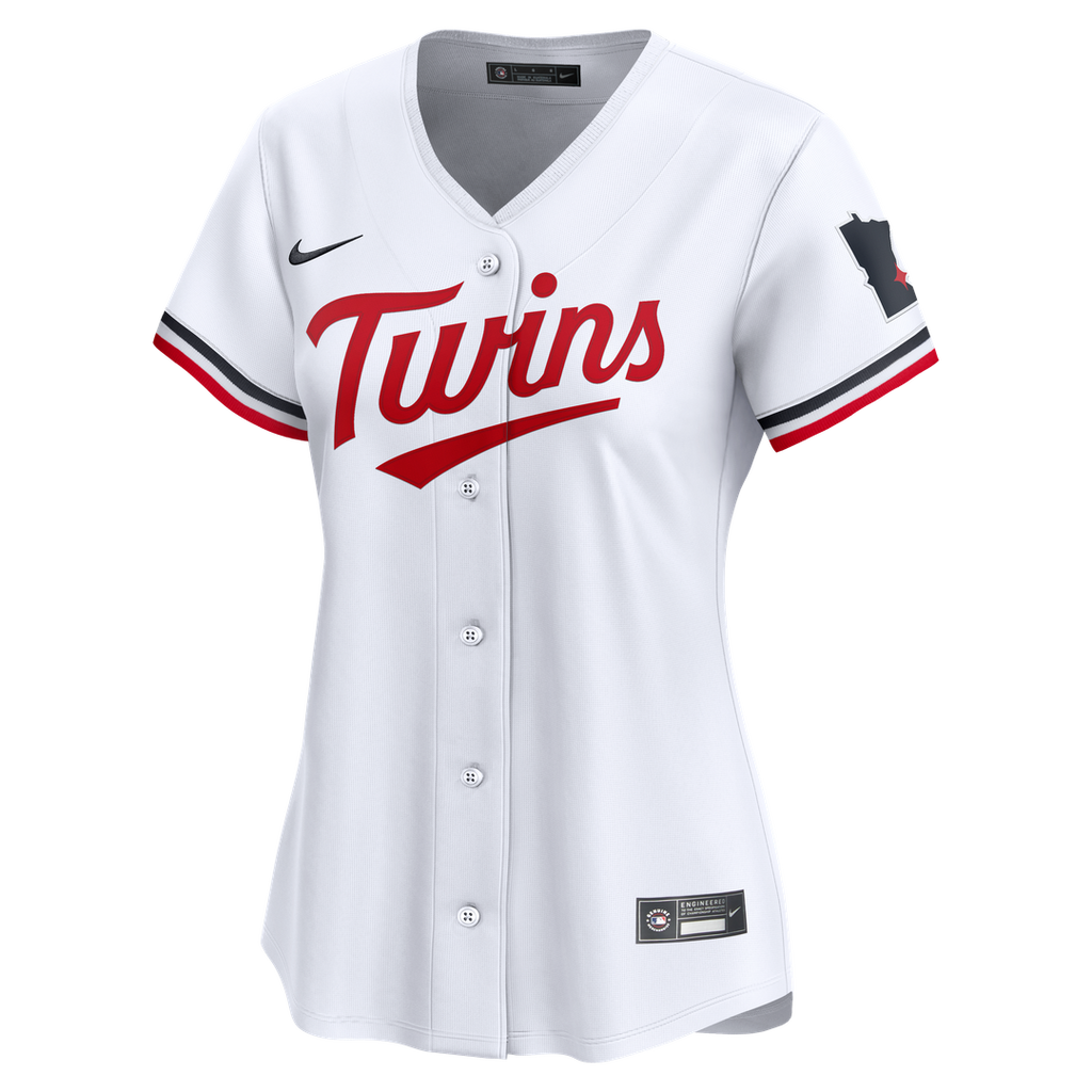 Minnesota Twins Nike Women's Home Limited Jersey - White Team Jersey Sports Fan Apparel