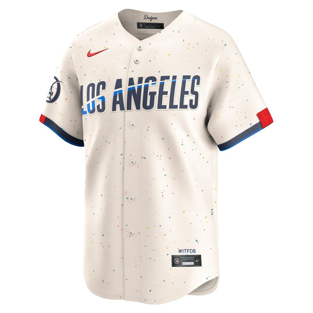 Los Angeles Dodgers Nike City Connect Limited Jersey - Cream Team Jersey Sports Fan Apparel