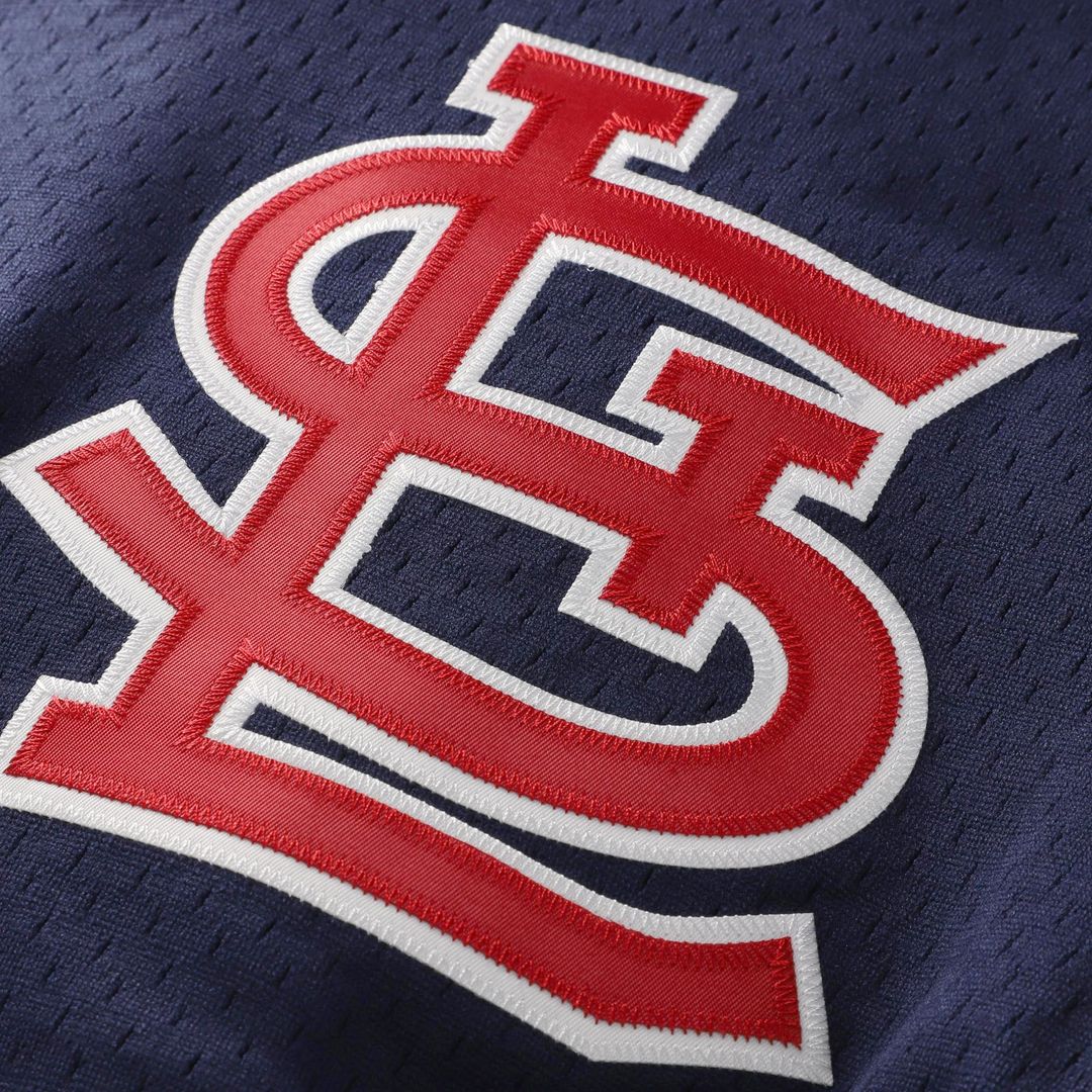 St. Louis Cardinals Ozzie Smith Mitchell & Ness Authentic Batting Practice Jersey - Navy Team Jersey Sports Fan Apparel