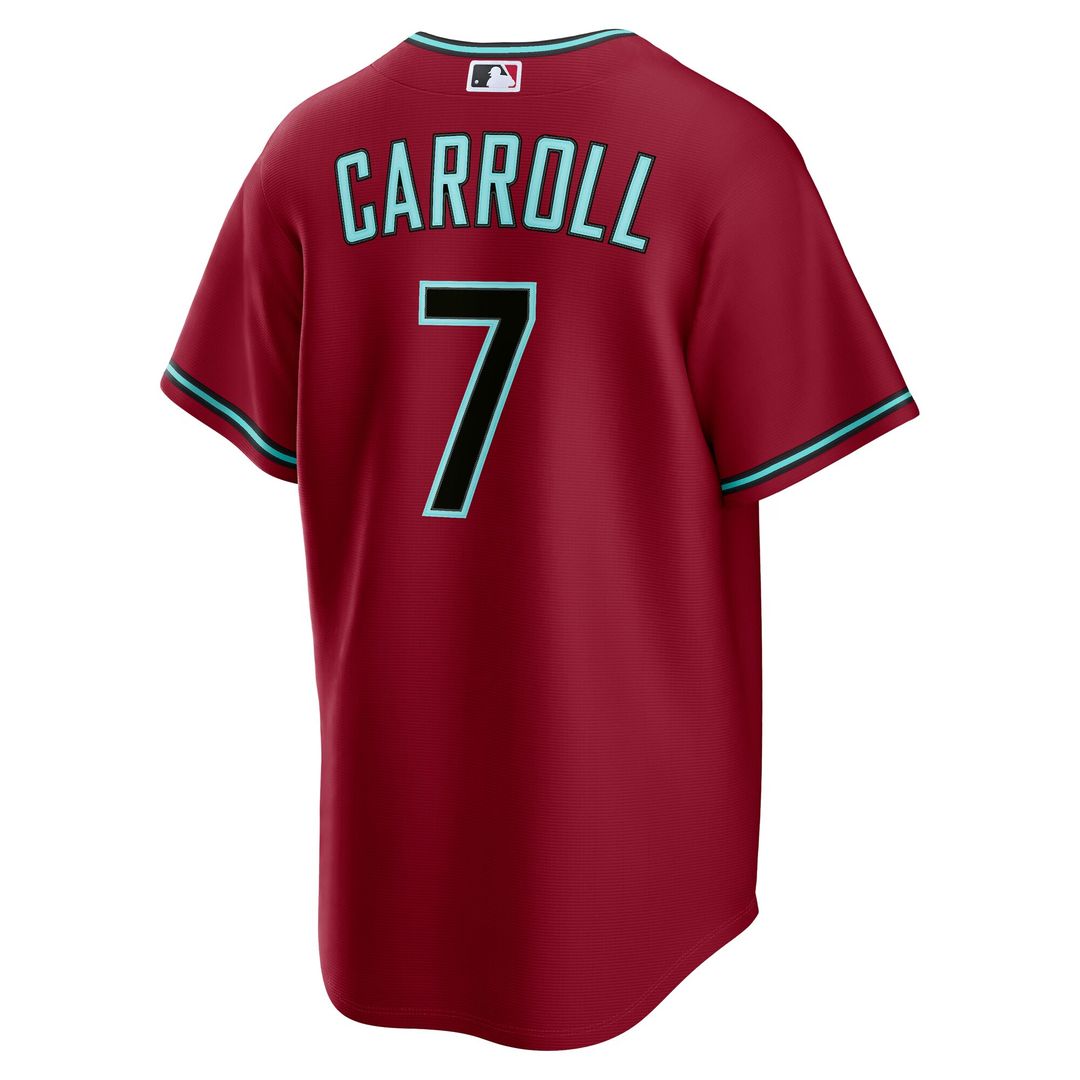 Arizona Diamondbacks Corbin Carroll Nike Alternate Replica Jersey - Black Team Jersey Sports Fan Apparel