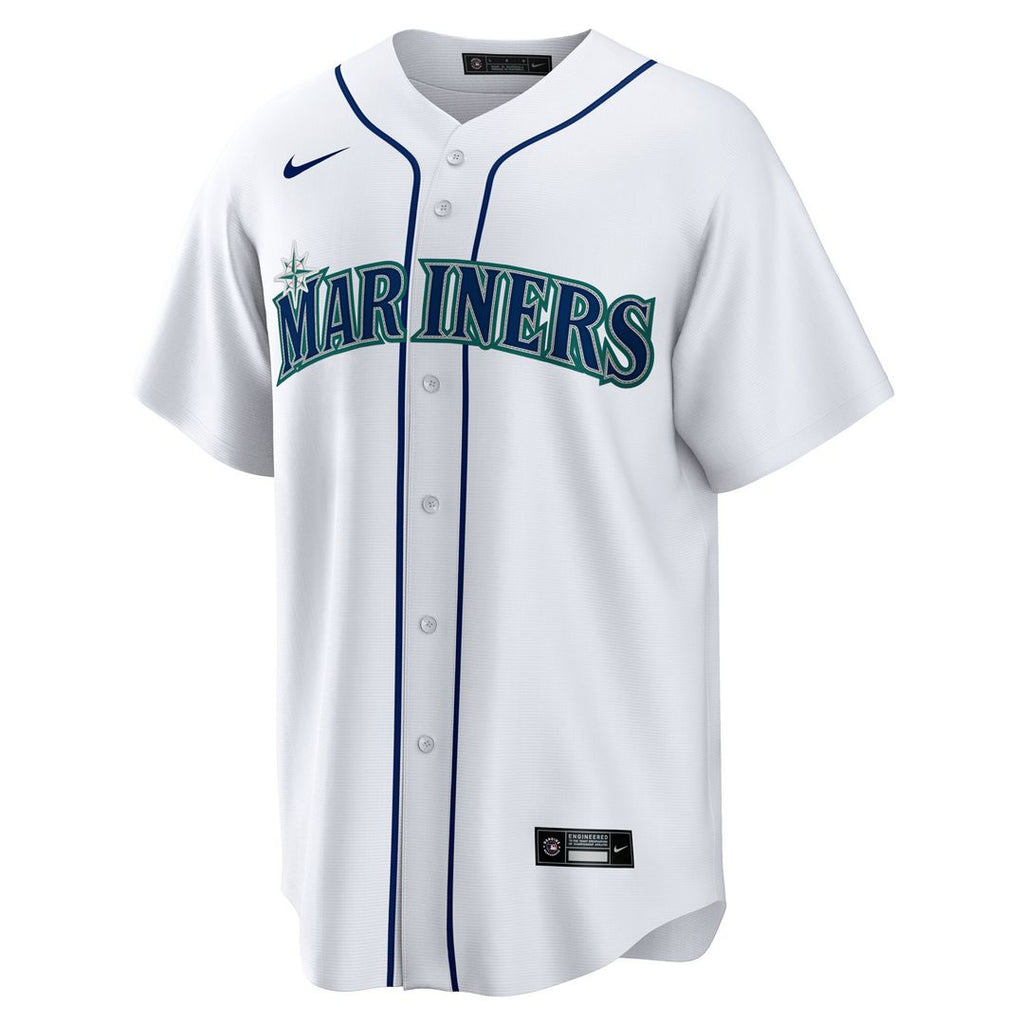 Seattle Mariners Julio Rodriguez Nike Home Replica Player Jersey - White Team Jersey Sports Fan Apparel