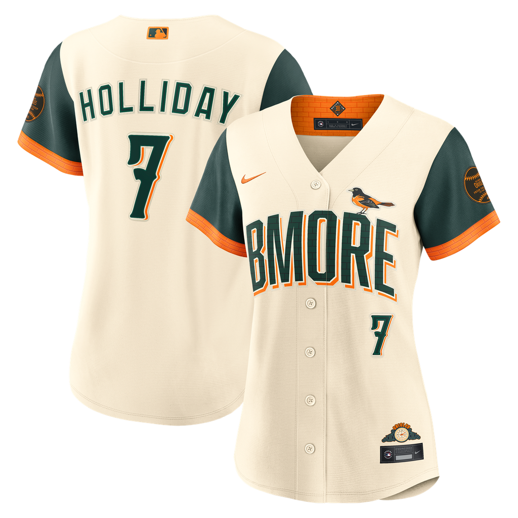 Baltimore Orioles Jackson Holliday Nike Women's 2026 City Connect Stadium Jersey - Cream Team Jersey Sports Fan Apparel