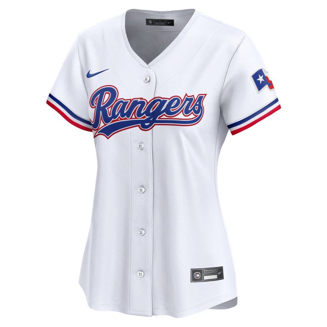 Texas Rangers Jacob deGrom Nike Women's Home Limited Player Jersey - White Team Jersey Sports Fan Apparel