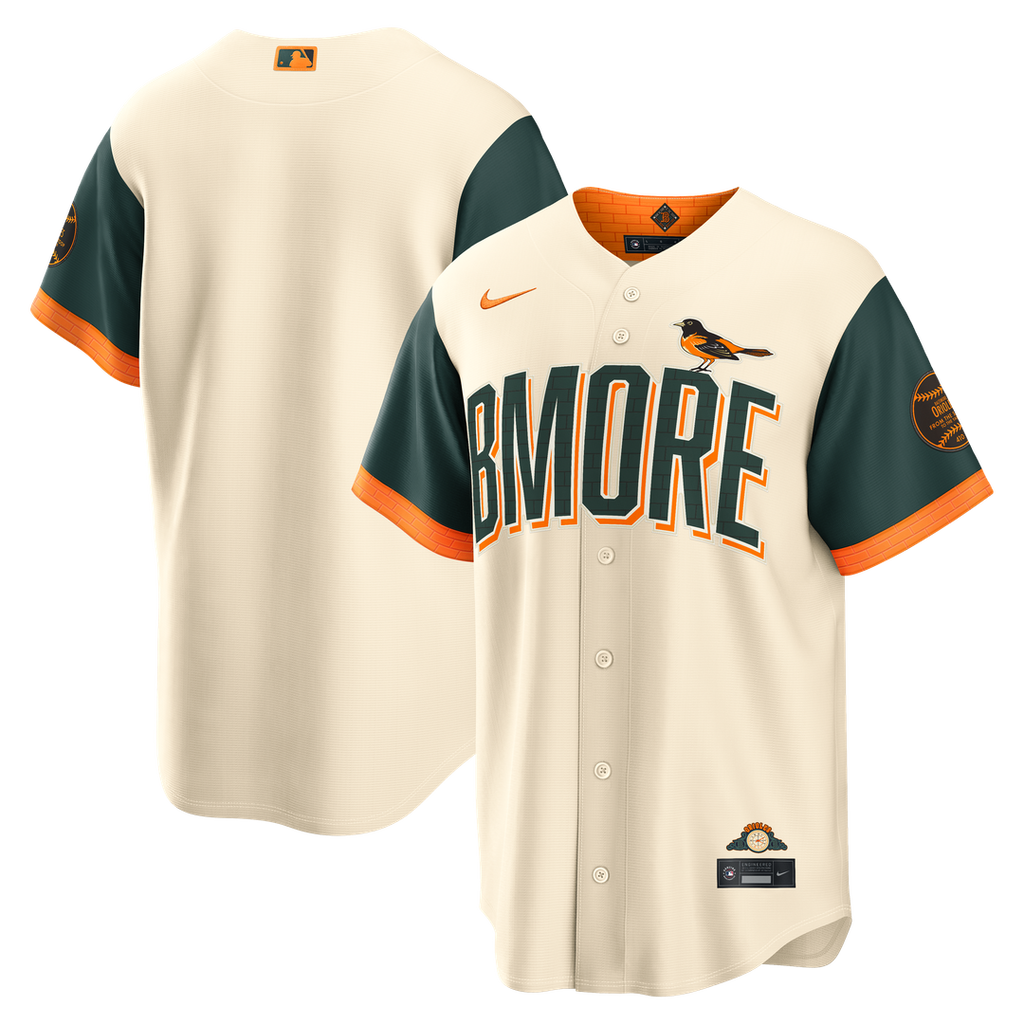 Baltimore Orioles Nike 2026 City Connect Stadium Jersey - Cream Team Jersey Sports Fan Apparel