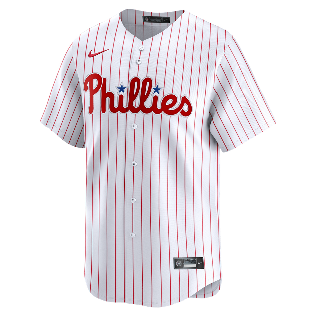 Philadelphia Phillies Nike Home Limited Jersey - White Team Jersey Sports Fan Apparel
