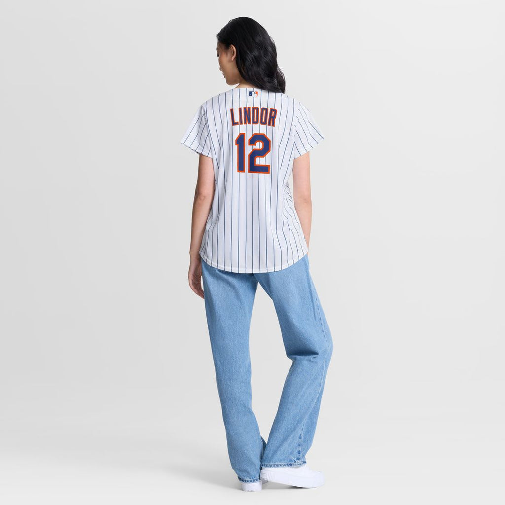 New York Mets Francisco Lindor Nike Women's Home Replica Jersey - White Team Jersey Sports Fan Apparel