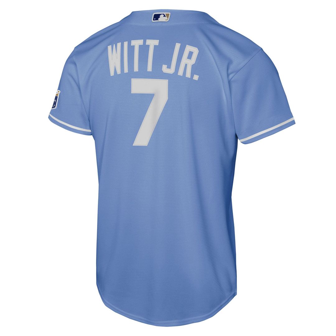 Kansas City Royals Bobby Witt Jr. Nike Youth Home Stadium Jersey - White Team Jersey Sports Fan Apparel