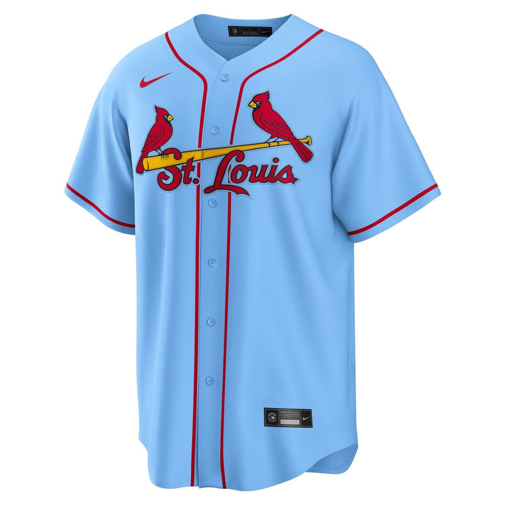 St. Louis Cardinals Lars Nootbaar Nike Alternate Replica Jersey - Light Blue Team Jersey Sports Fan Apparel