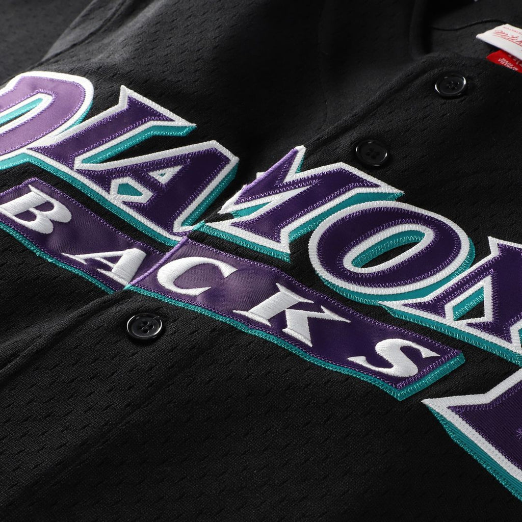 Arizona Diamondbacks Randy Johnson Mitchell & Ness Big & Tall Cooperstown Mesh Batting Practice Jersey - Black Team Jersey Sports Fan Apparel