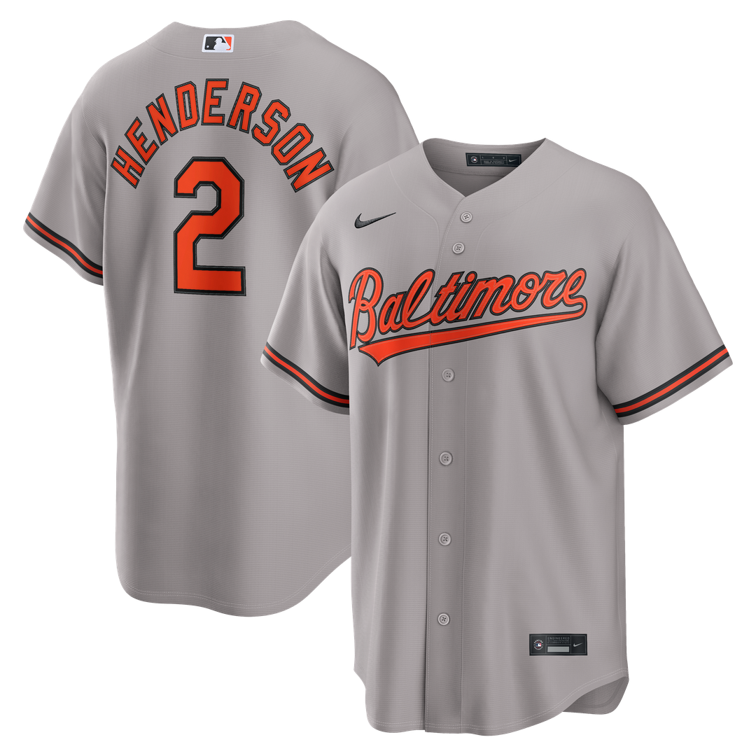 Baltimore Orioles Gunnar Henderson Nike Alternate Replica Jersey - Black Team Jersey Sports Fan Apparel
