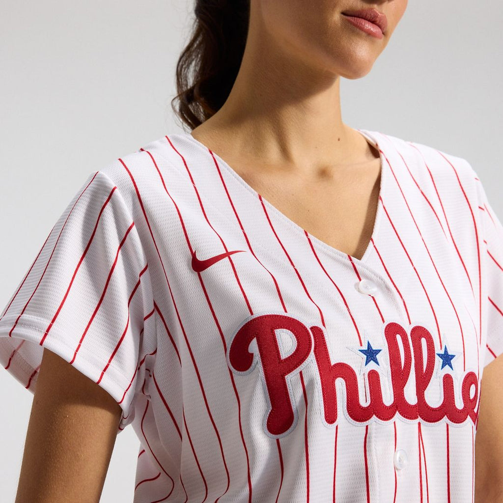 Philadelphia Phillies Nike Women's Home Replica Team Jersey - White Team Jersey Sports Fan Apparel
