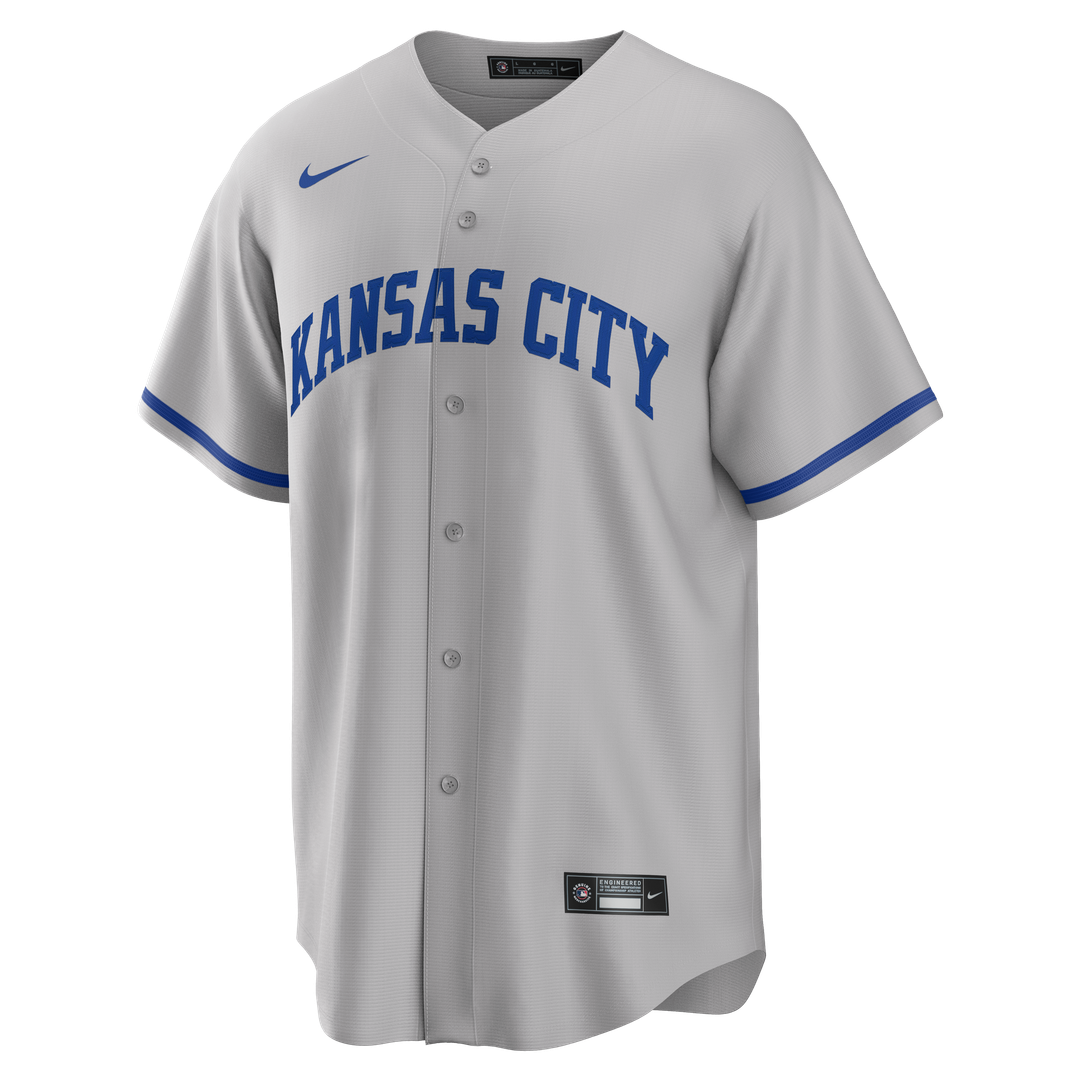 Kansas City Royals Bobby Witt Jr. Nike Road Replica Jersey - Gray Team Jersey Sports Fan Apparel
