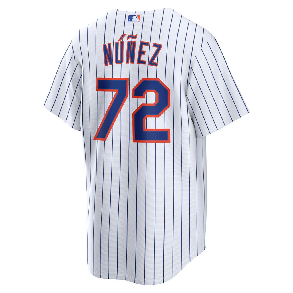 New York Mets Dedniel Núñez Nike Home Replica Jersey - White Team Jersey Sports Fan Apparel