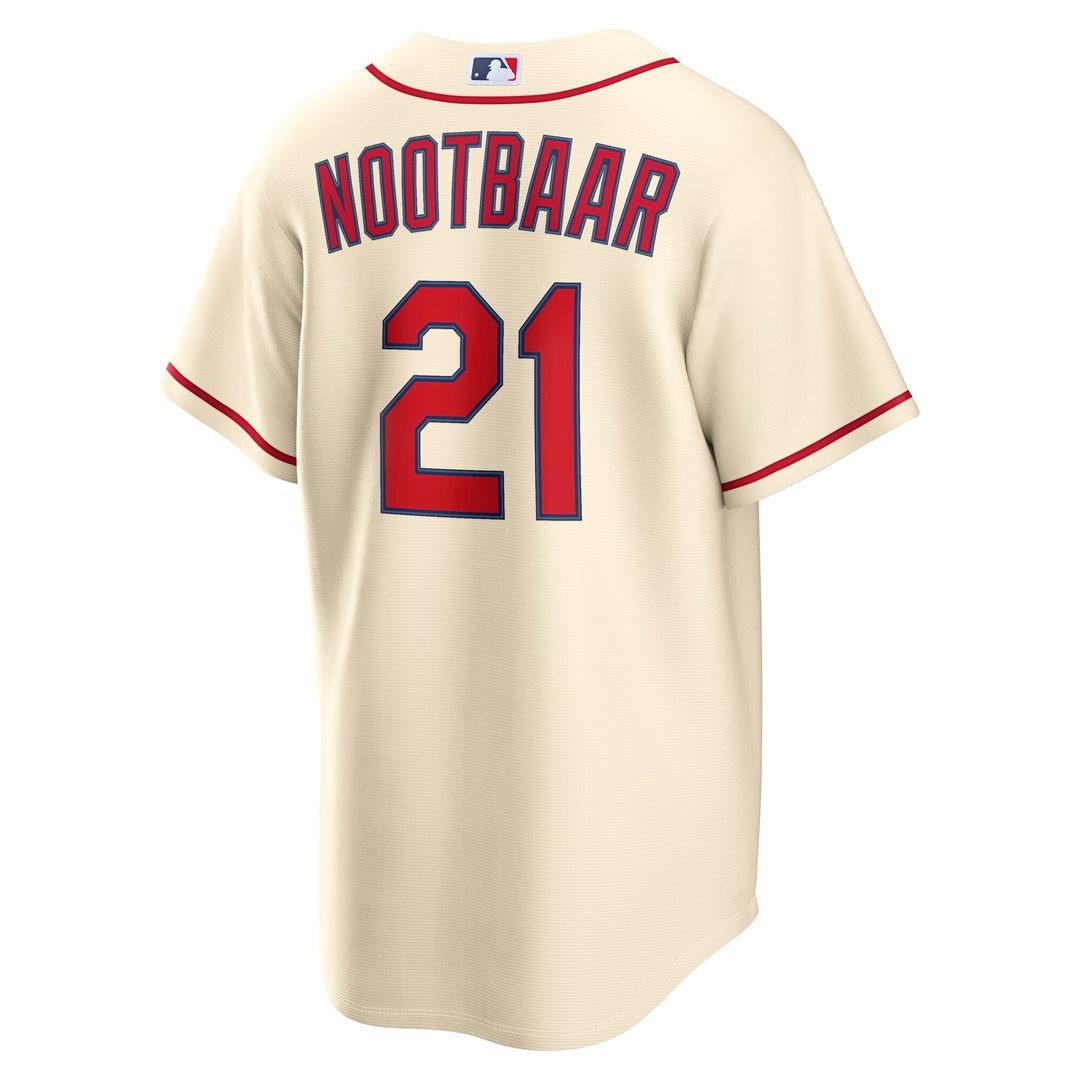 St. Louis Cardinals Lars Nootbaar Nike Alternate Replica Jersey - Cream Team Jersey Sports Fan Apparel