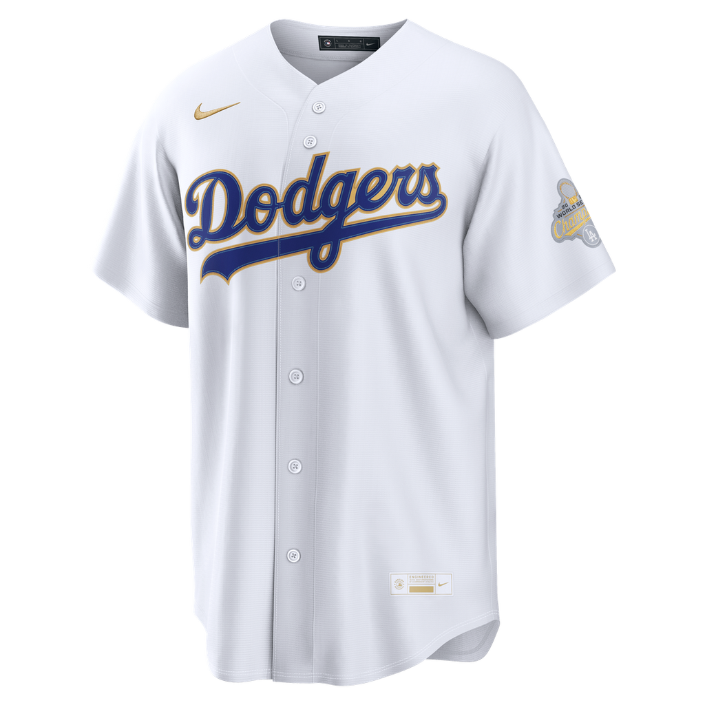Los Angeles Dodgers Nike 2026 Gold Collection Stadium Jersey - White Team Jersey Sports Fan Apparel