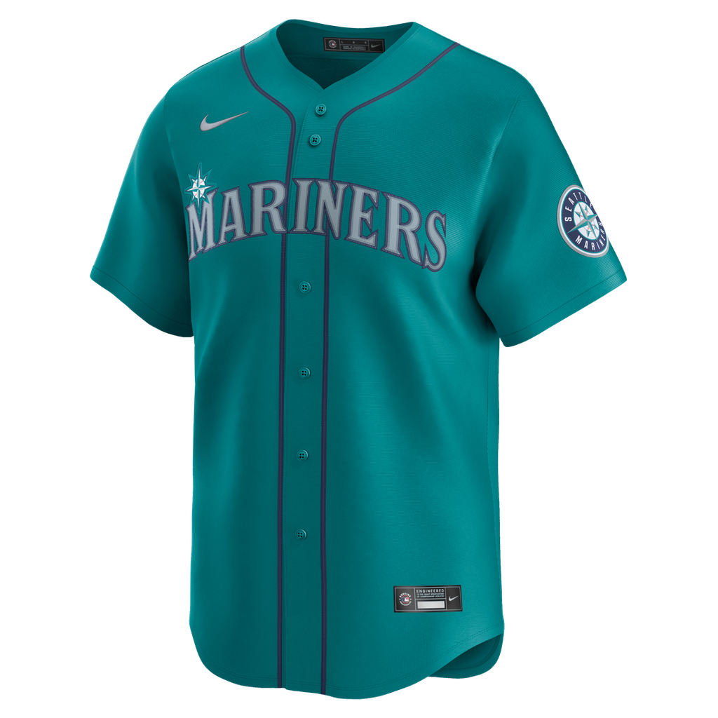 Seattle Mariners Cal Raleigh Nike Alternate Limited Jersey - Teal Team Jersey Sports Fan Apparel