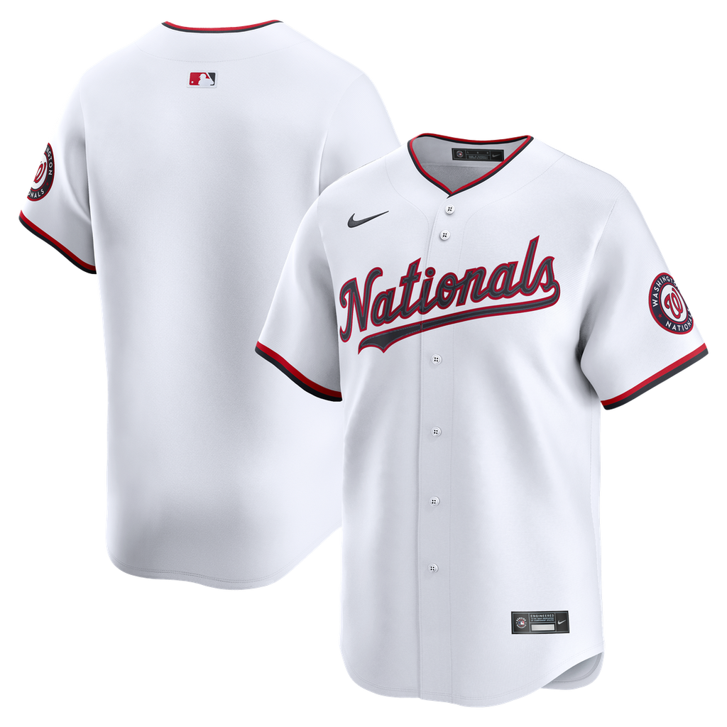 Washington Nationals Nike Home Limited Jersey - White Team Jersey Sports Fan Apparel