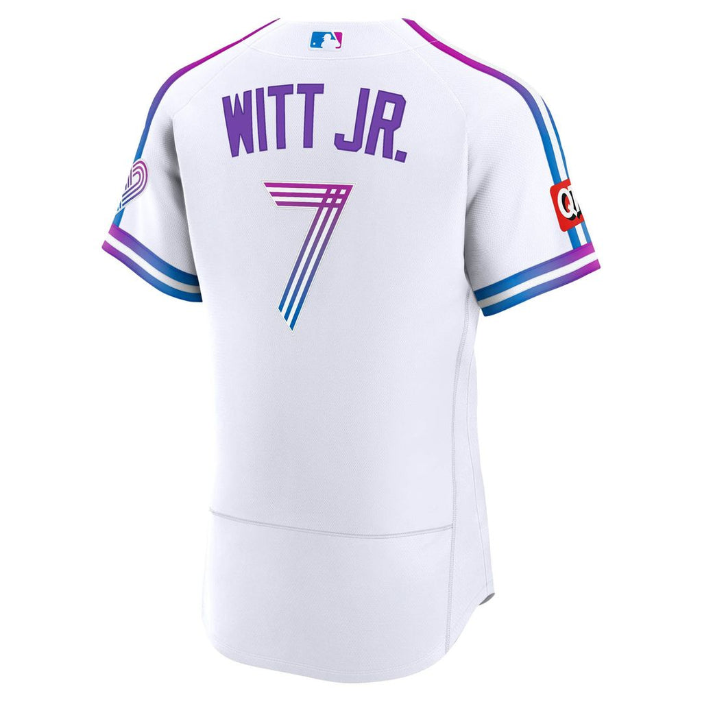 Kansas City Royals Bobby Witt Jr. Nike 2026 City Connect Authentic Sponsor Patch Jersey - White Team Jersey Sports Fan Apparel