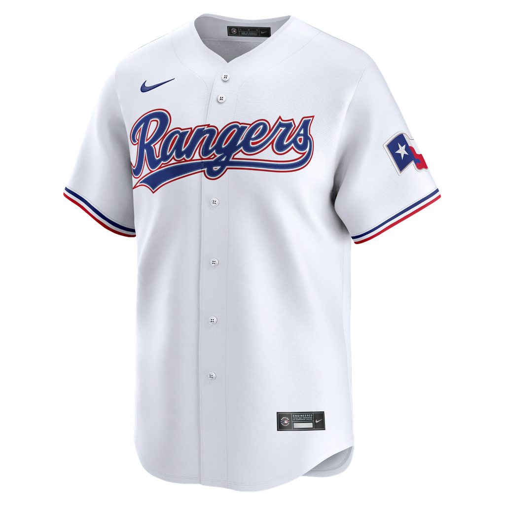 Texas Rangers Jacob deGrom Nike Home Limited Jersey - White Team Jersey Sports Fan Apparel