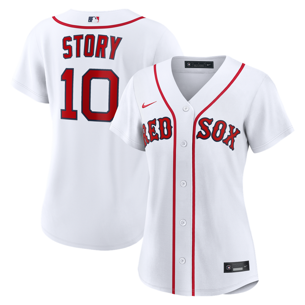 Boston Red Sox Trevor Story Nike Women's Home Replica Jersey - White Team Jersey Sports Fan Apparel