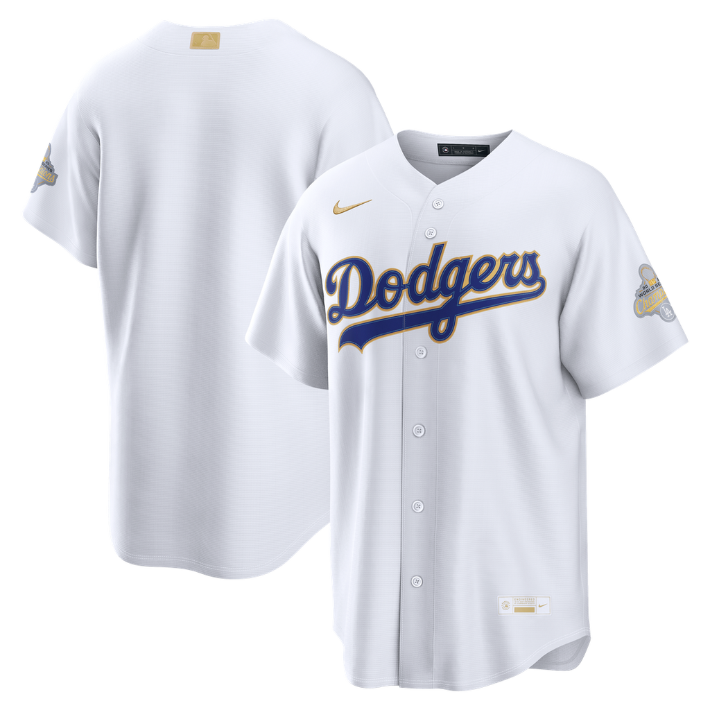 Los Angeles Dodgers Nike 2026 Gold Collection Stadium Jersey - White Team Jersey Sports Fan Apparel