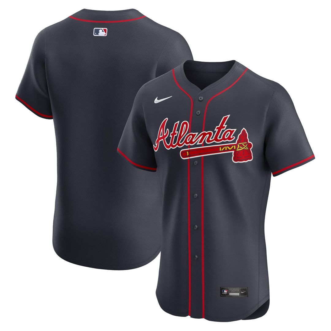 Atlanta Braves Nike Home Elite Jersey - White Team Jersey Sports Fan Apparel
