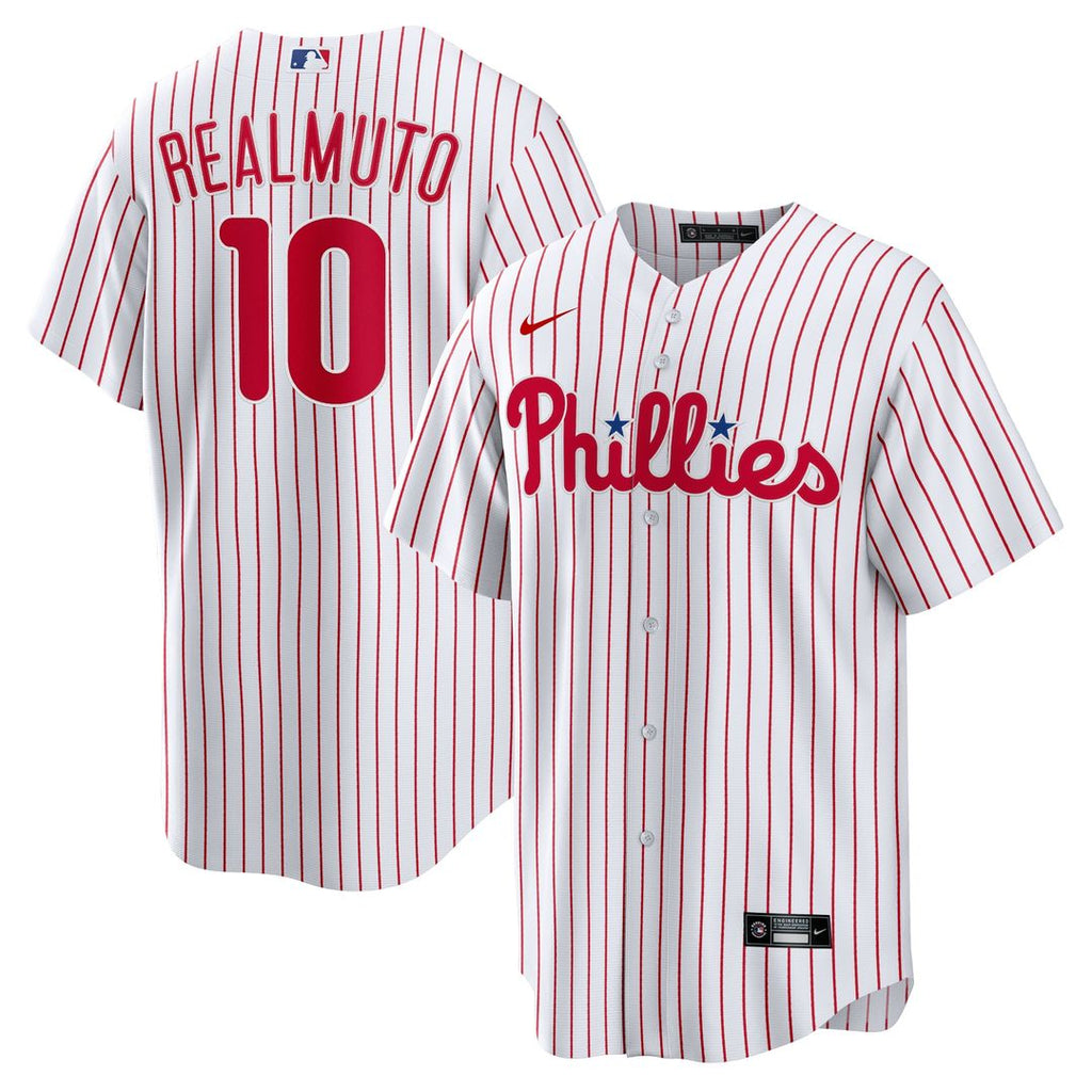 Philadelphia Phillies JT Realmuto Nike Home Replica Player Name Jersey - White Team Jersey Sports Fan Apparel