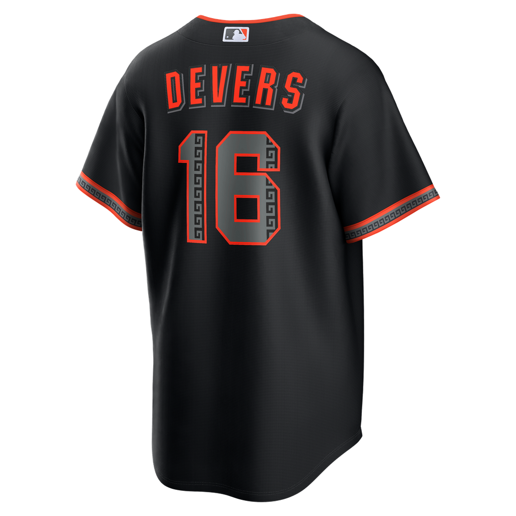 San Francisco Giants Rafael Devers Nike Alternate Replica Jersey - Black Team Jersey Sports Fan Apparel