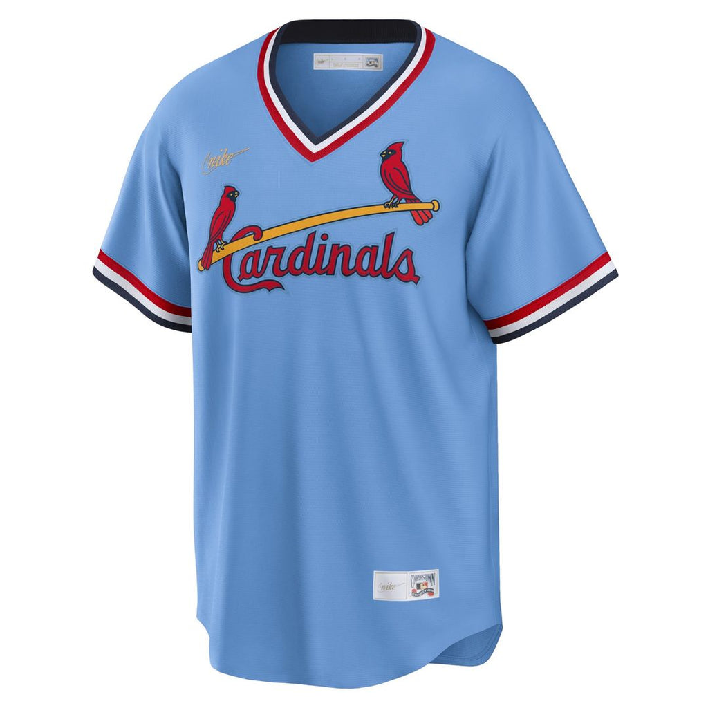 St. Louis Cardinals Ozzie Smith Nike Road Cooperstown Player Jersey - Light Blue Team Jersey Sports Fan Apparel