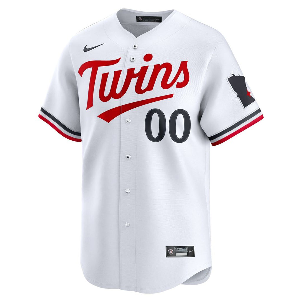 Minnesota Twins Nike Home Limited Pick - A - Player Retired Roster Jersey - White Team Jersey Sports Fan Apparel