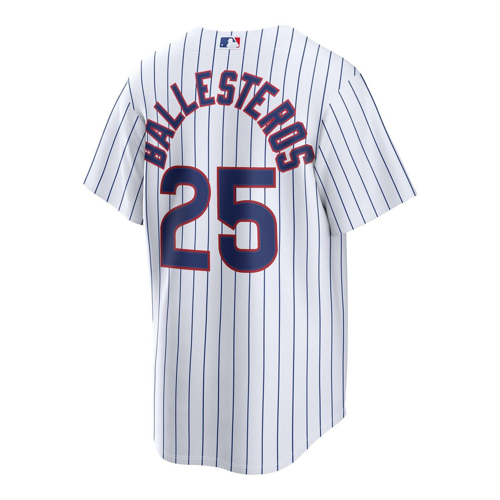 Chicago Cubs Moisés Ballesteros Nike Home Replica Jersey - White Team Jersey Sports Fan Apparel