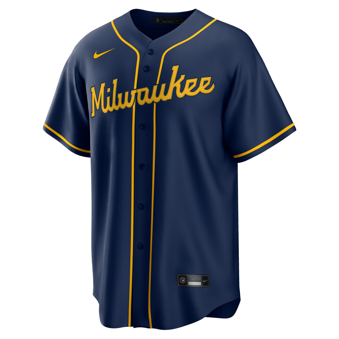 Milwaukee Brewers Nike Home Replica Team Jersey - Cream Team Jersey Sports Fan Apparel