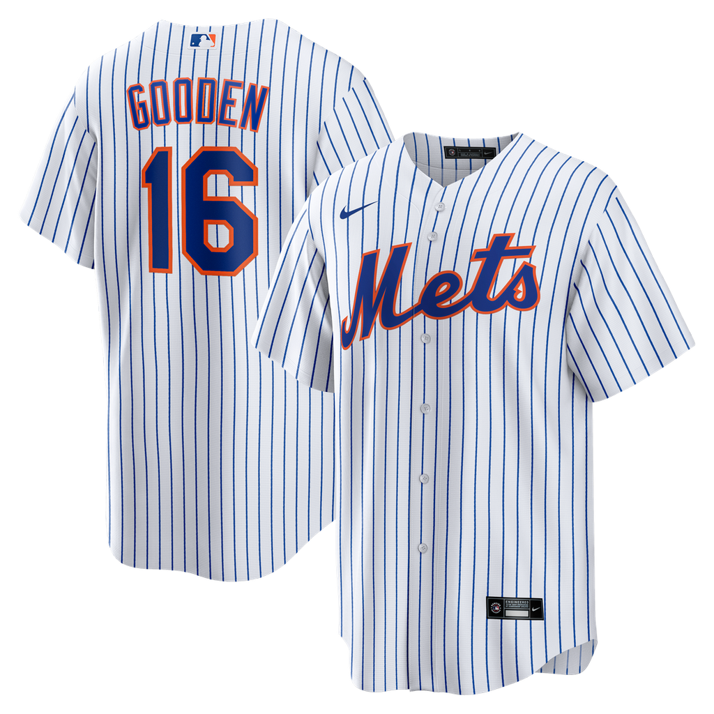 New York Mets Dwight Gooden Nike Home Retired Player Replica Jersey - White Team Jersey Sports Fan Apparel