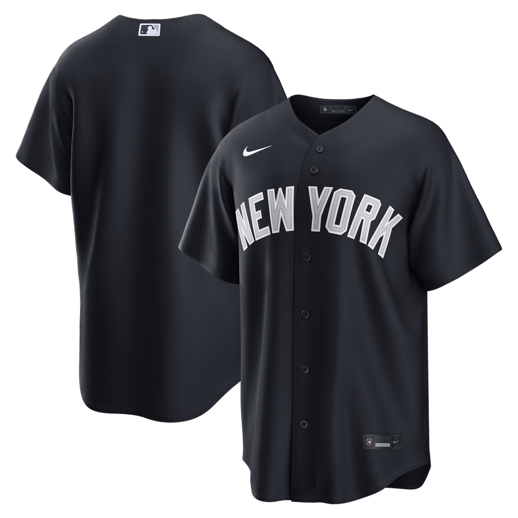 New York Yankees Nike Alternate Replica Jersey - Navy Team Jersey Sports Fan Apparel