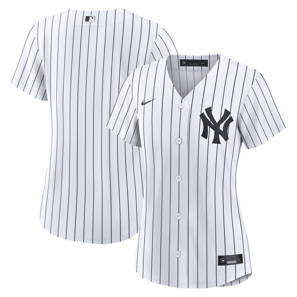 New York Yankees Nike Women's Home Replica Jersey - White Team Jersey Sports Fan Apparel