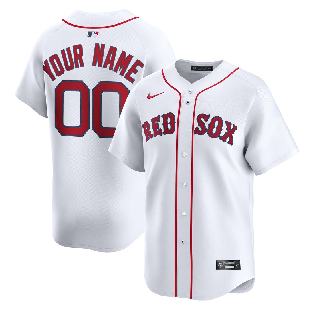 Boston Red Sox Nike Alternate Limited Custom Jersey - Red Team Jersey Sports Fan Apparel