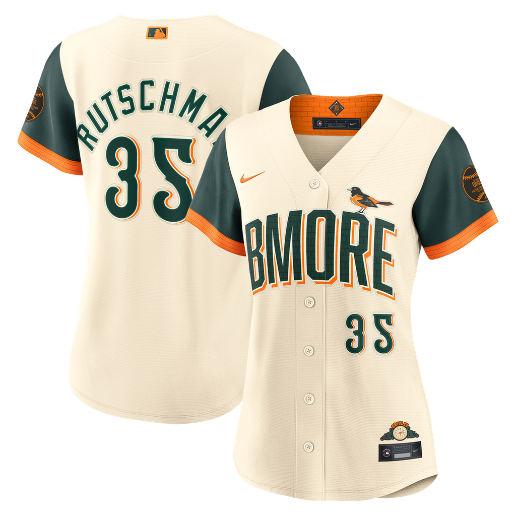 Baltimore Orioles Adley Rutschman Nike Women's 2026 City Connect Stadium Jersey - Cream Team Jersey Sports Fan Apparel