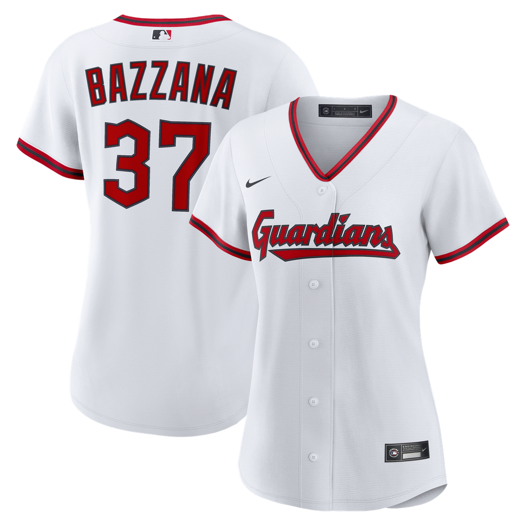 Cleveland Guardians Travis Bazzana Nike Women's Home Replica Jersey - White Team Jersey Sports Fan Apparel