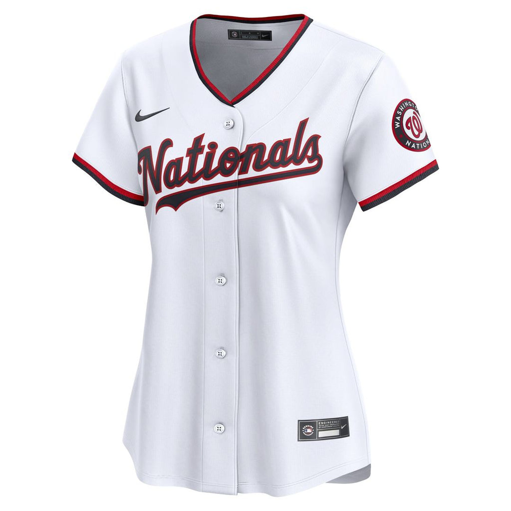 Washington Nationals James Wood Nike Women's Home Limited Player Jersey - White Team Jersey Sports Fan Apparel