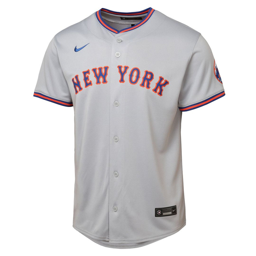 New York Mets Youth Road Limited Jersey - Gray Team Jersey Sports Fan Apparel