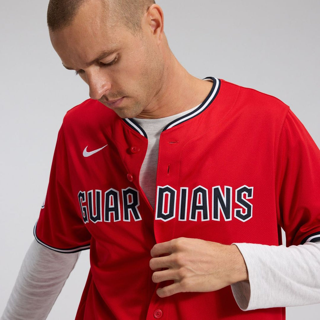 Cleveland Guardians Nike Alternate Limited Jersey - Red Team Jersey Sports Fan Apparel