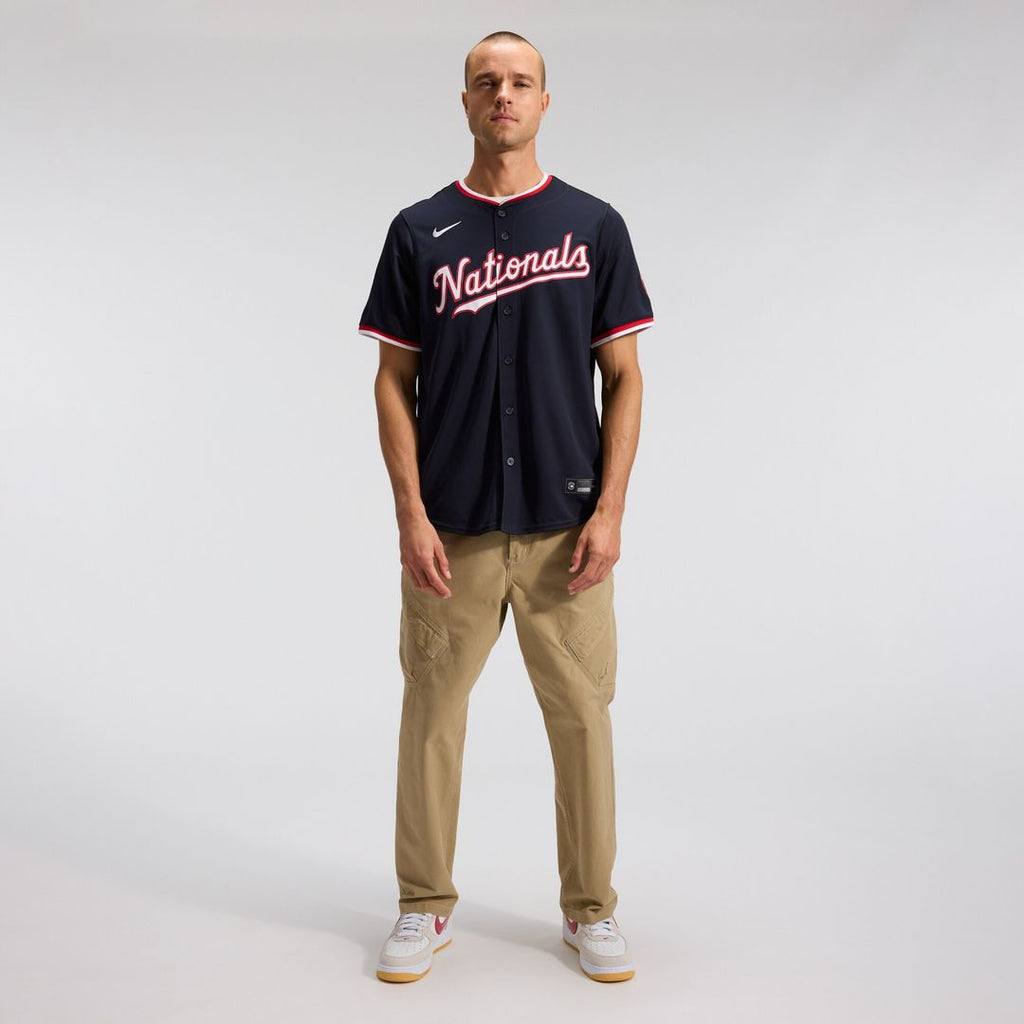 Washington Nationals James Wood Nike Alternate Limited Player Jersey - Navy Team Jersey Sports Fan Apparel