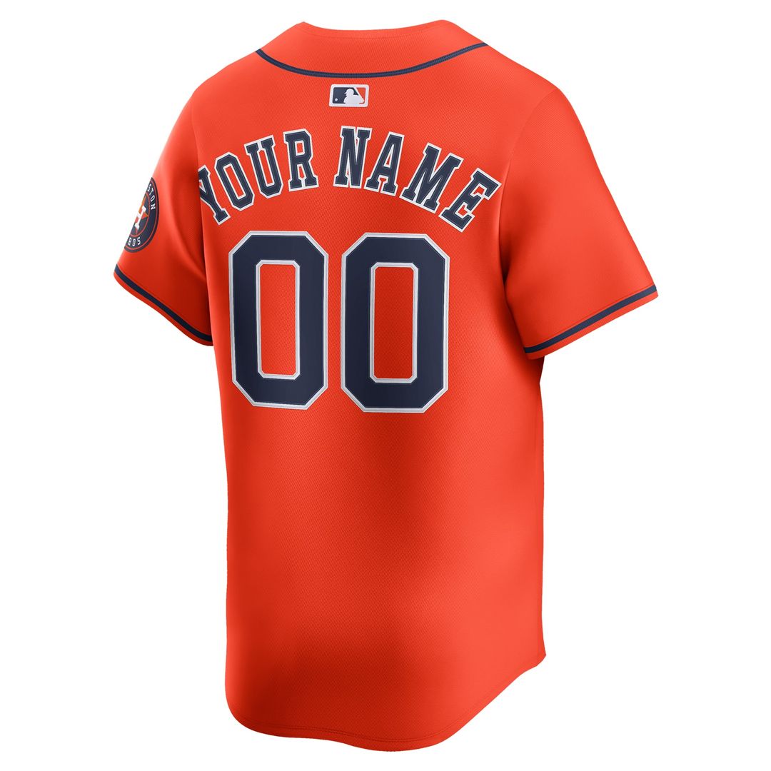 Houston Astros Nike Home Limited Custom Jersey - White Team Jersey Sports Fan Apparel