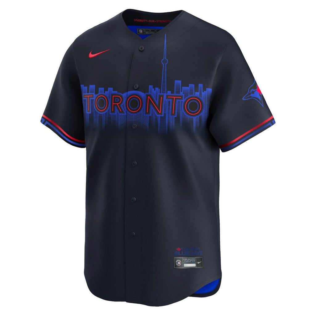 Toronto Blue Jays Nike 2024 City Connect Limited Jersey - Navy Team Jersey Sports Fan Apparel