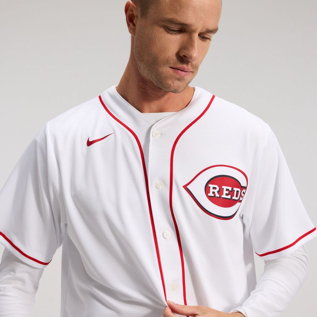 Cincinnati Reds Nike Home Replica Team Jersey - White Team Jersey Sports Fan Apparel