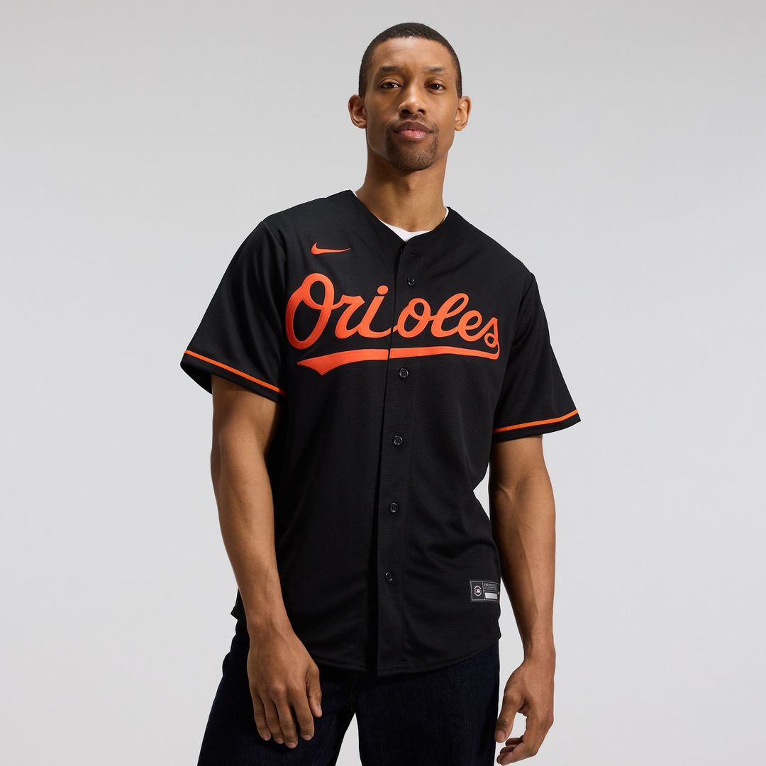 Baltimore Orioles Nike Alternate Replica Team Jersey - Black Team Jersey Sports Fan Apparel