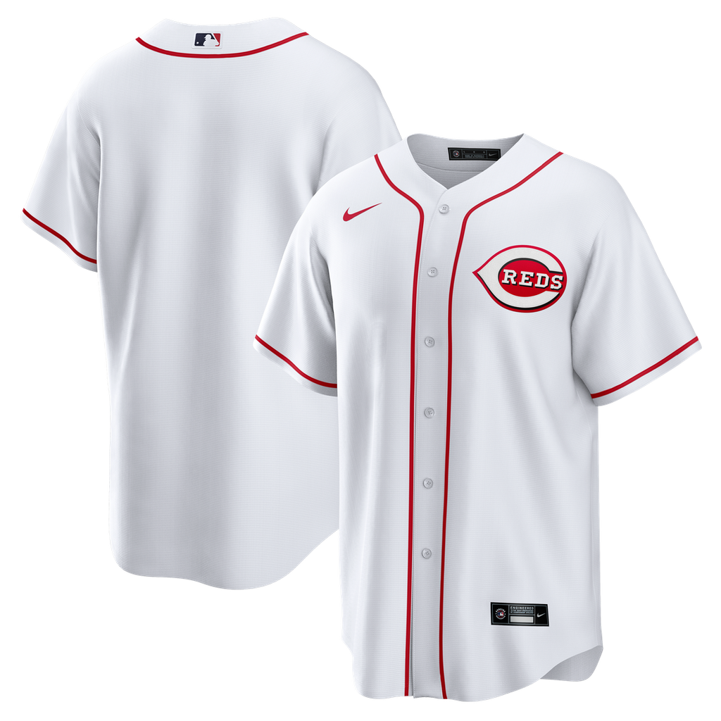 Cincinnati Reds Nike Home Big & Tall Replica Jersey - White Team Jersey Sports Fan Apparel