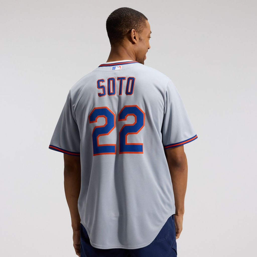 New York Mets Juan Soto Nike Road Replica Jersey - Gray Team Jersey Sports Fan Apparel
